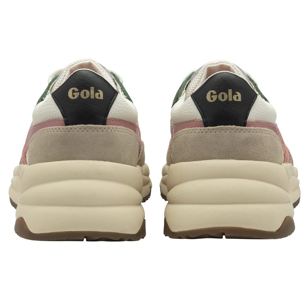 Gola Classics Saturn Quadrant Sneakers Blancos Coral Rosas Mexico | AVY-481650