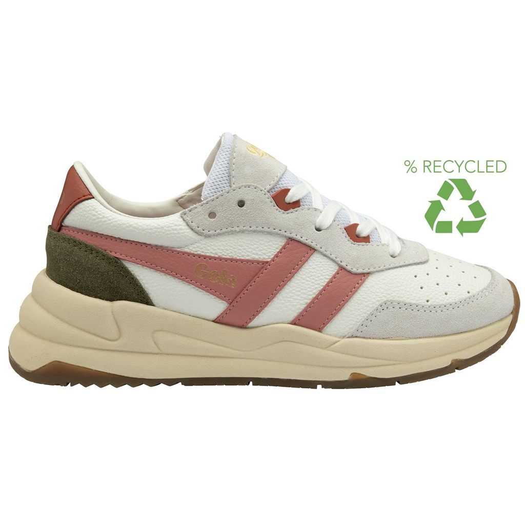 Gola Classics Saturn Sneakers Blancos Coral Rosas Kaki Mexico | RIZ-241605