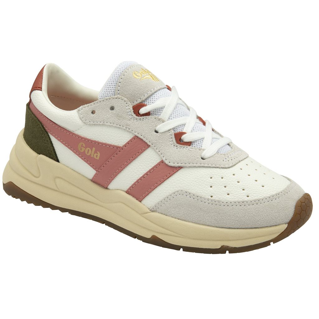 Gola Classics Saturn Sneakers Blancos Coral Rosas Kaki Mexico | RIZ-241605