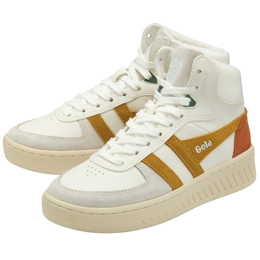 Gola Classics Slam Trident Sneakers Blancos Naranjas Mexico | FXJ-859417