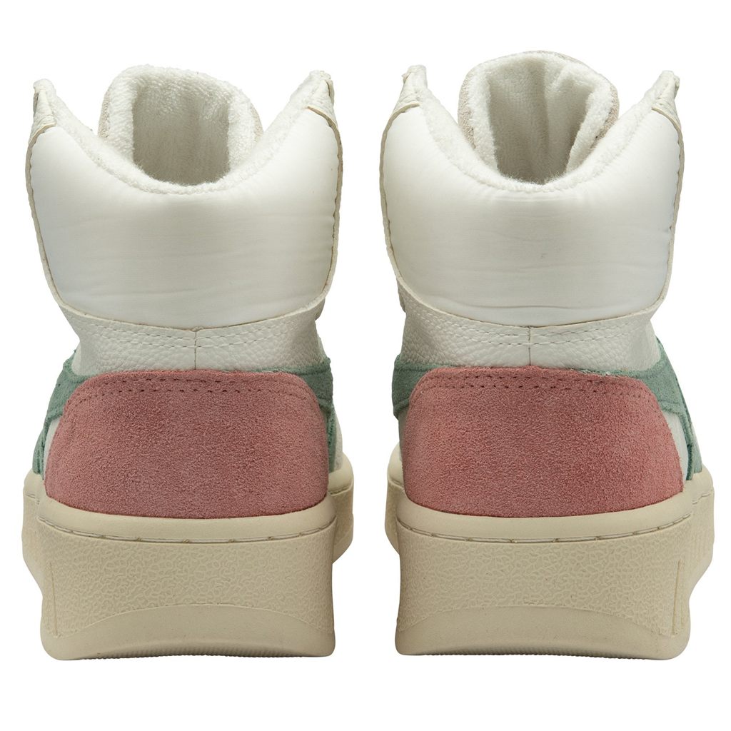 Gola Classics Slam Trident Sneakers Blancos Verdes Coral Rosas Mexico | TBZ-230758