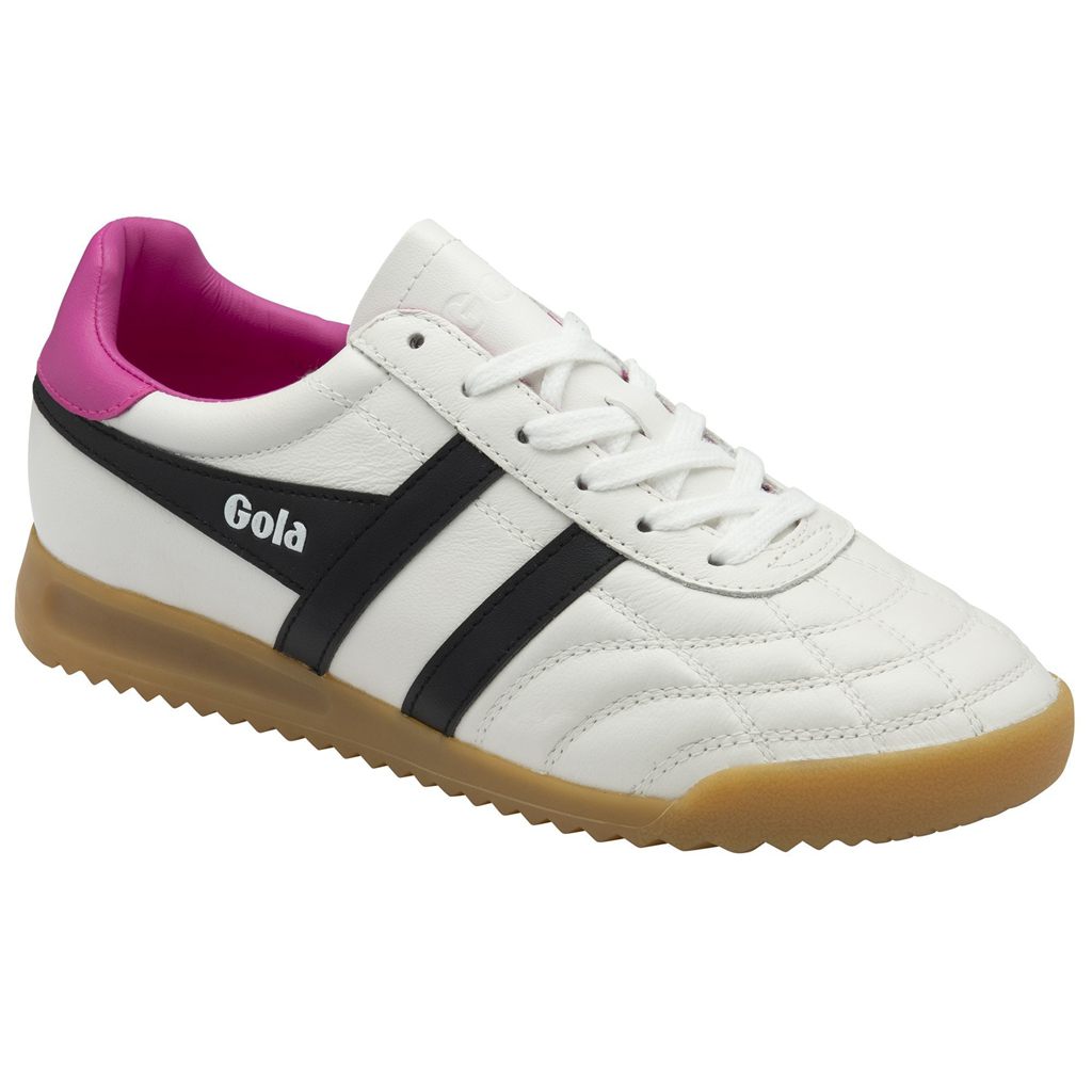 Gola Classics Stadium Sneakers Blancos Negros Rosas Mexico | JLQ-617240