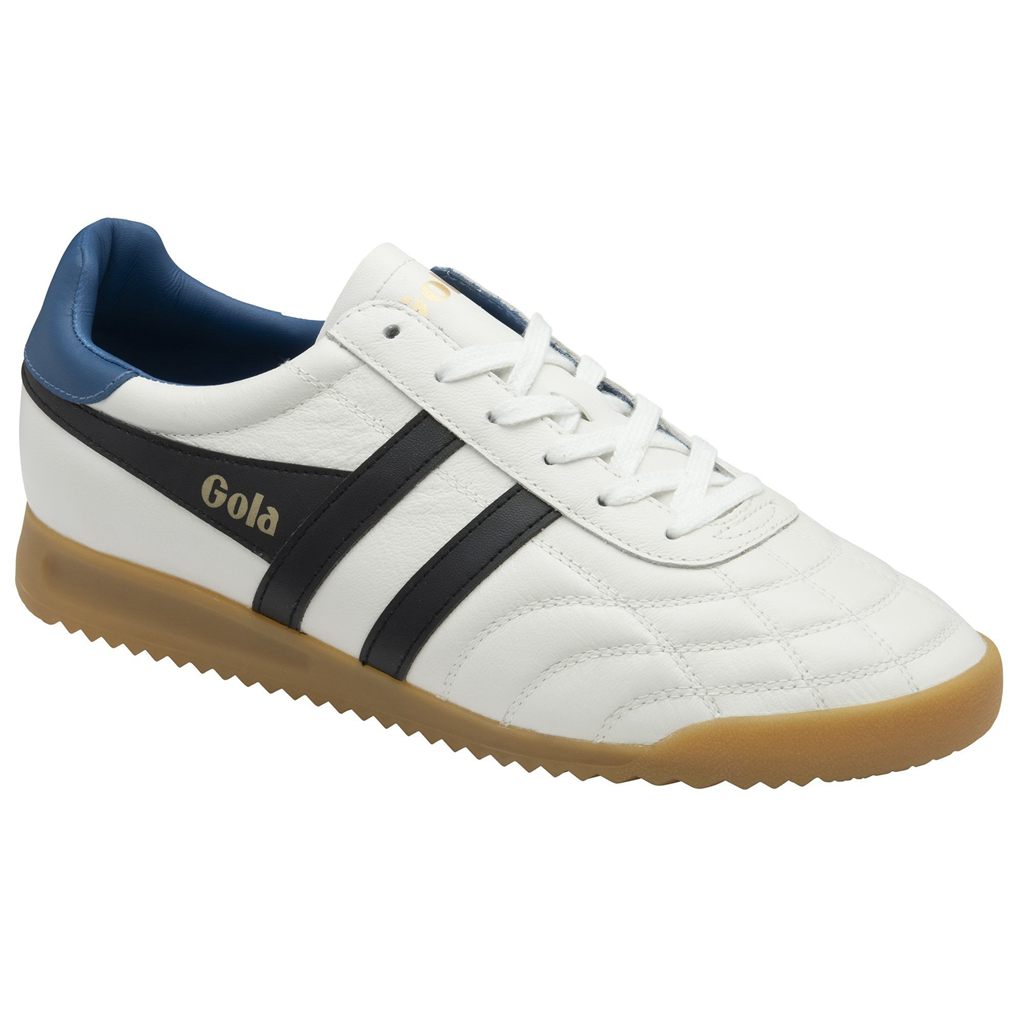 Gola Classics Stadium Sneakers Blancos Negros Azules Mexico | DAS-483256