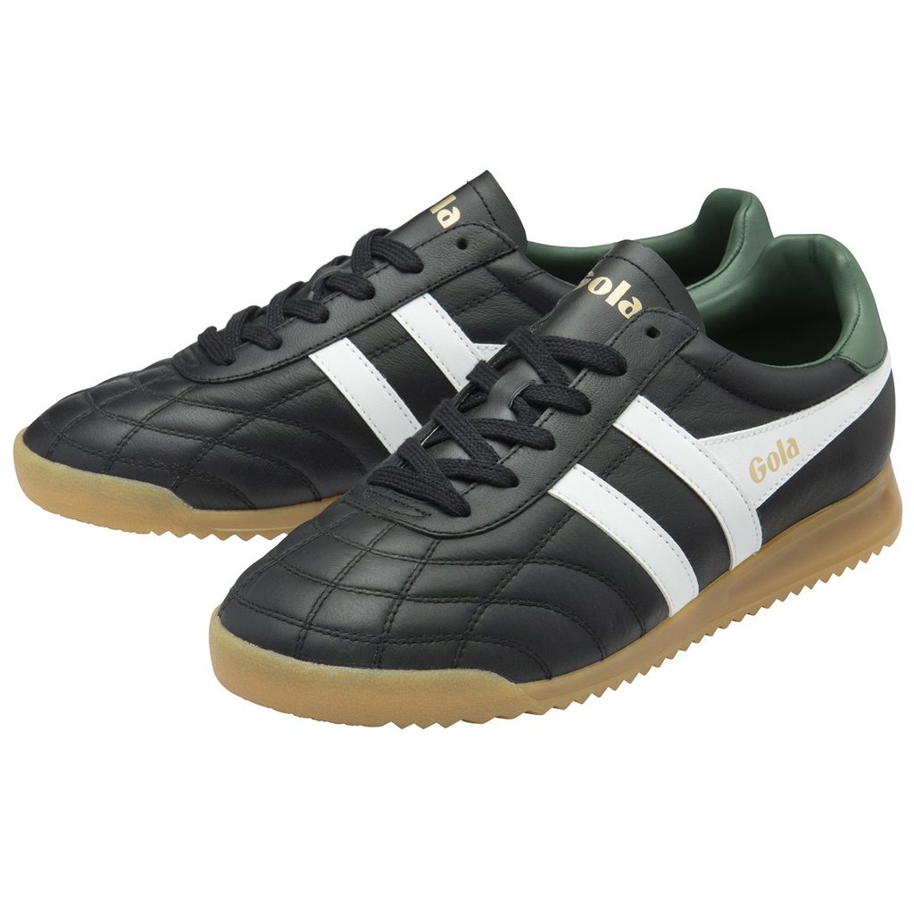 Gola Classics Stadium Sneakers Negros Blancos Mexico | FRJ-978640