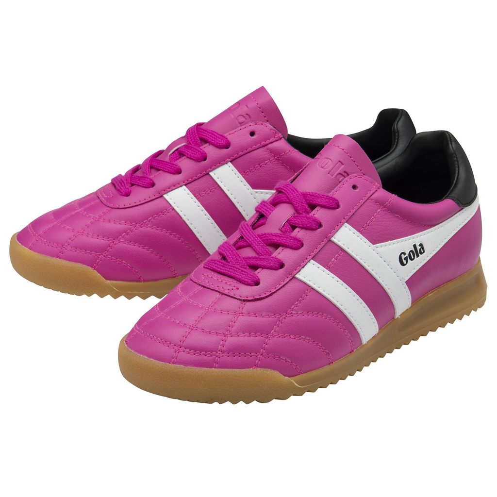 Gola Classics Stadium Sneakers Rosas Blancos Negros Mexico | REF-786920