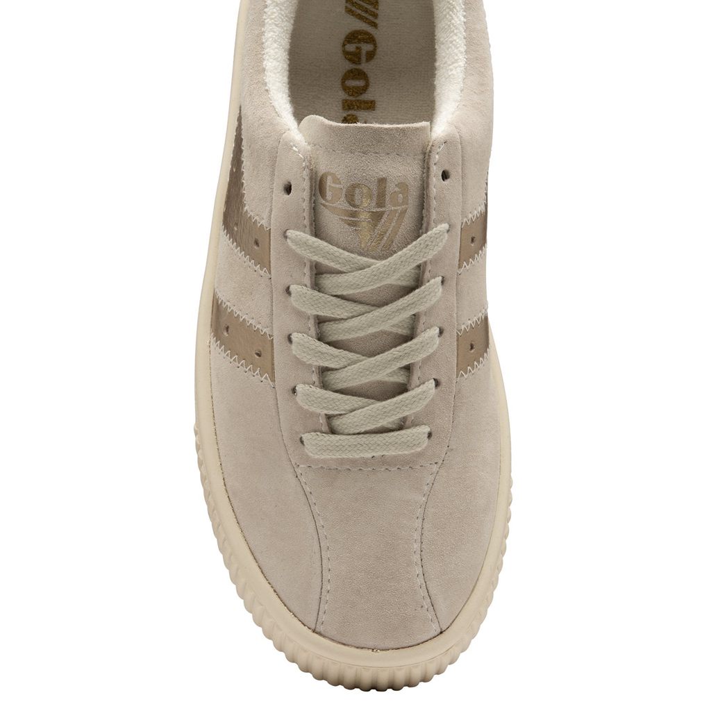 Gola Classics Super Court Metallic Sneakers Blancos Dorados Mexico | KLG-608513