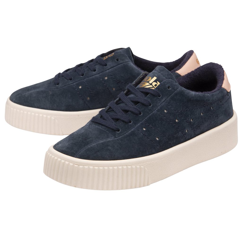 Gola Classics Super Court Suede Sneakers Azul Marino Rosas Mexico | ZPC-745913