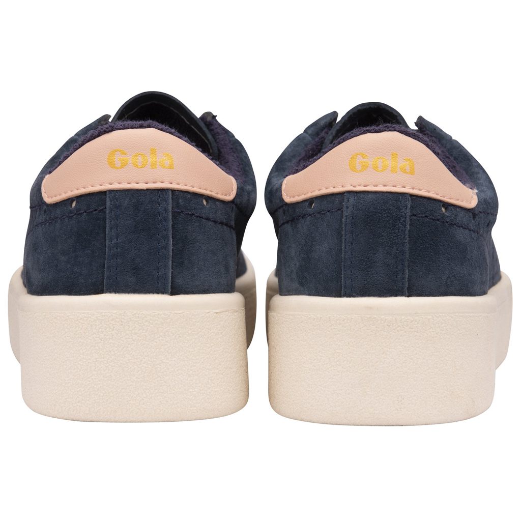 Gola Classics Super Court Suede Sneakers Azul Marino Rosas Mexico | ZPC-745913