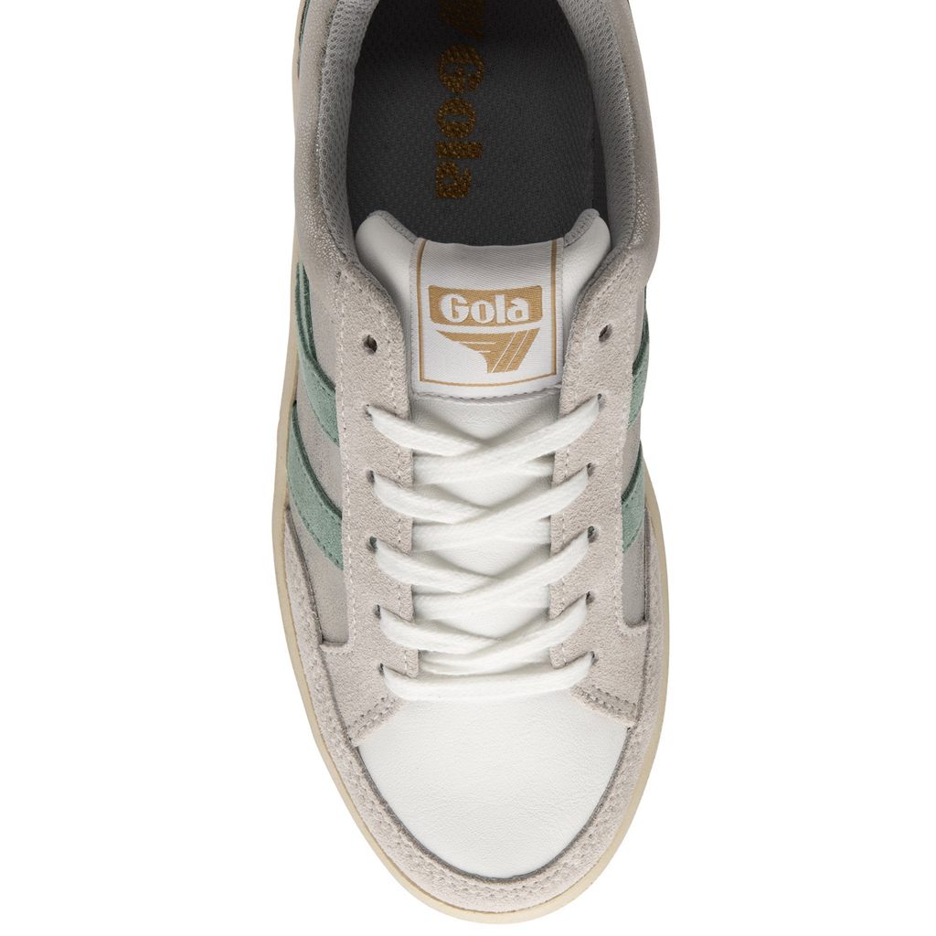 Gola Classics Superslam Blaze Sneakers Plateados Verdes Grises Mexico | FQZ-938756