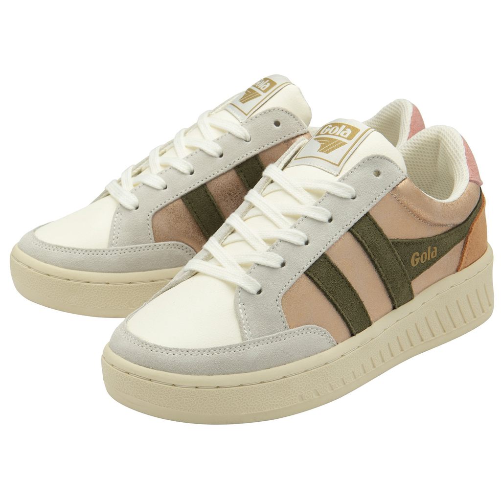 Gola Classics Superslam Blaze Sneakers Rosas Dorados Kaki Coral Rosas Mexico | BMW-419637