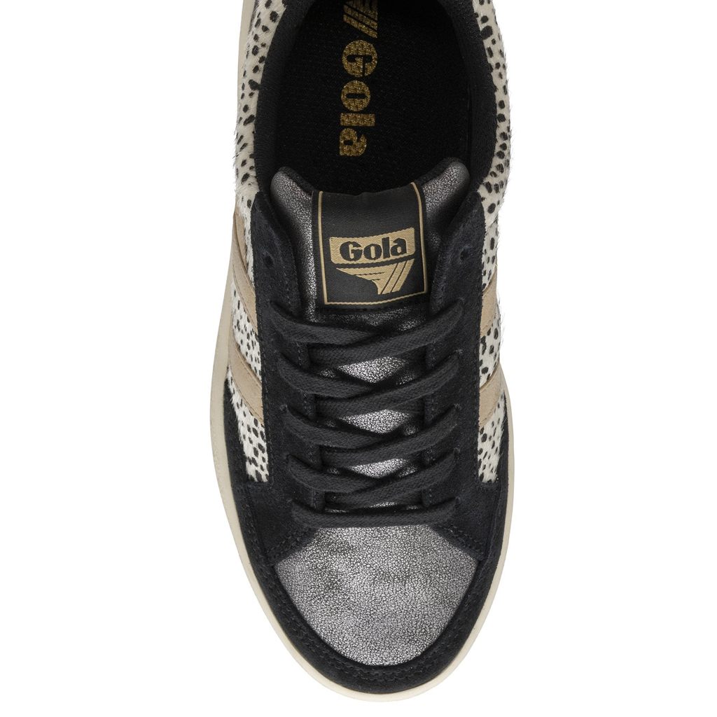 Gola Classics Superslam Sneakers Negros Dorados Mexico | BZX-423967