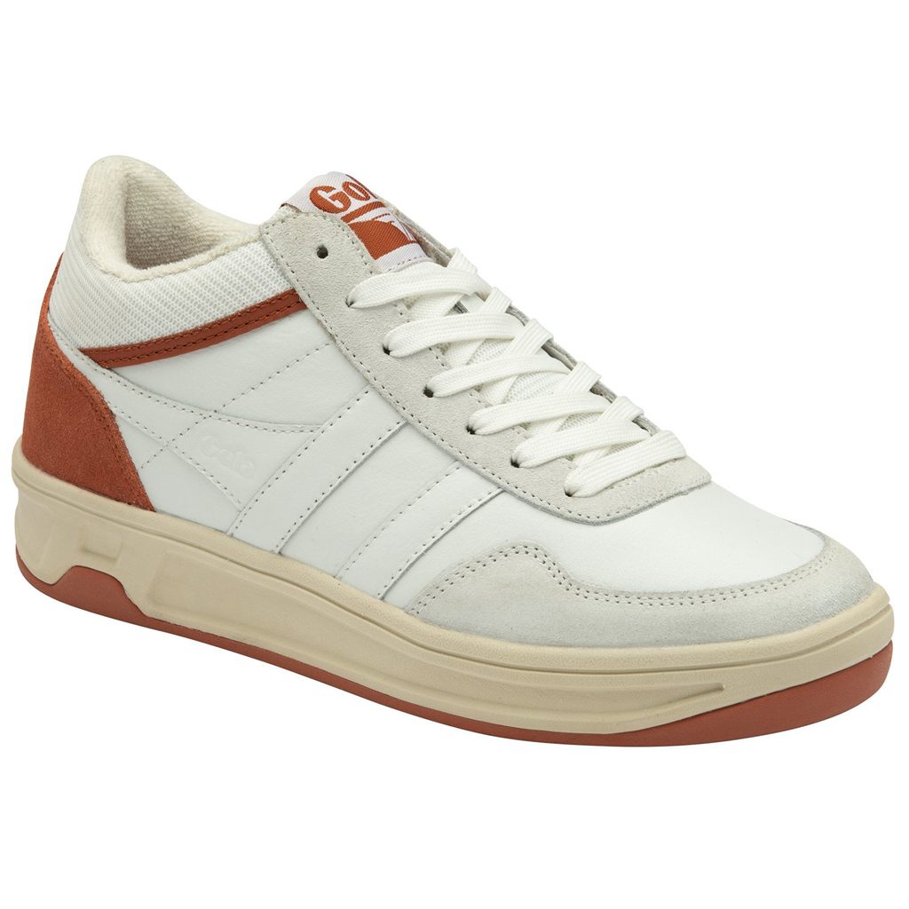Gola Classics Swerve Sneakers Blancos Naranjas Mexico | LET-172398