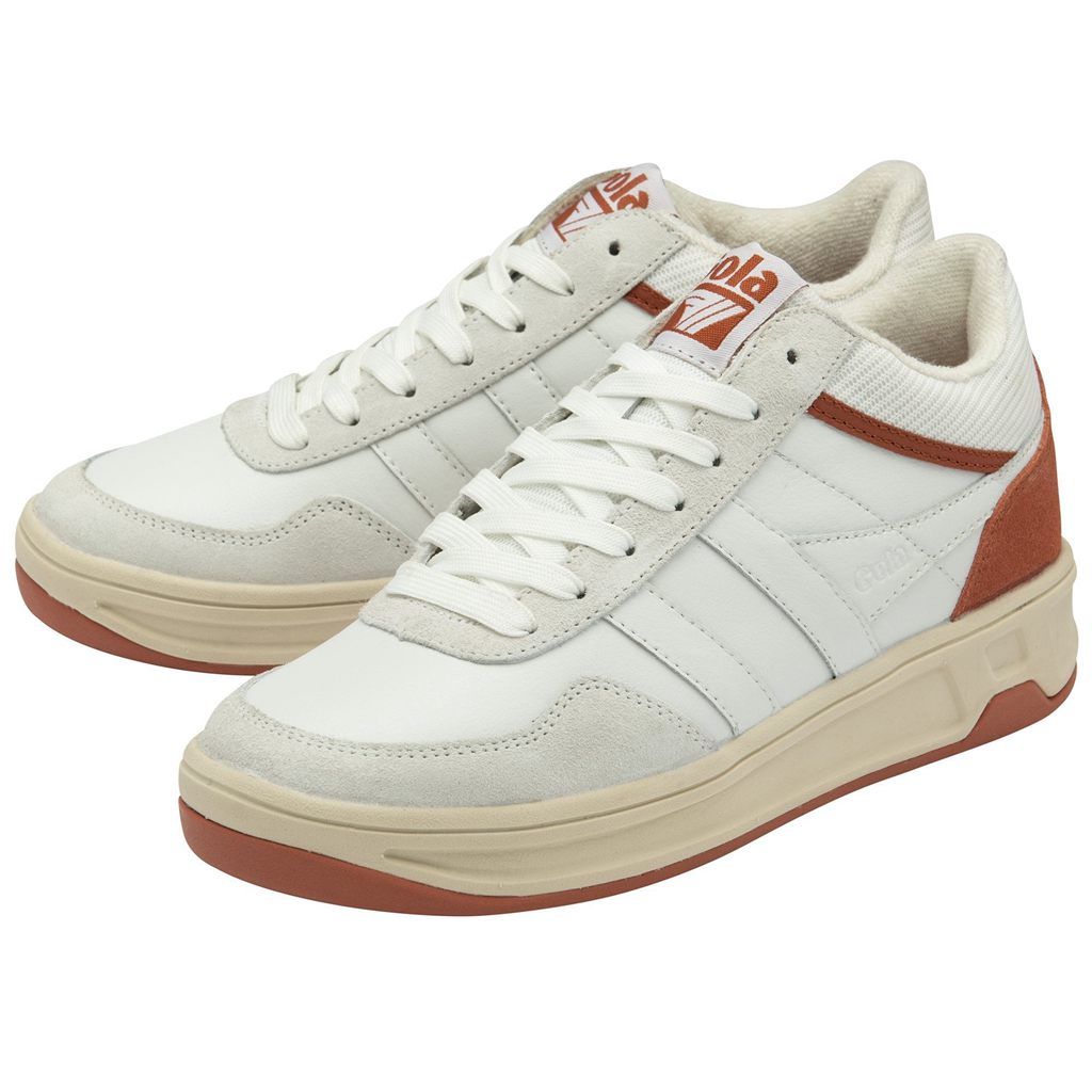 Gola Classics Swerve Sneakers Blancos Naranjas Mexico | LET-172398