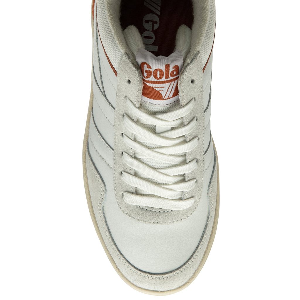 Gola Classics Swerve Sneakers Blancos Naranjas Mexico | LET-172398