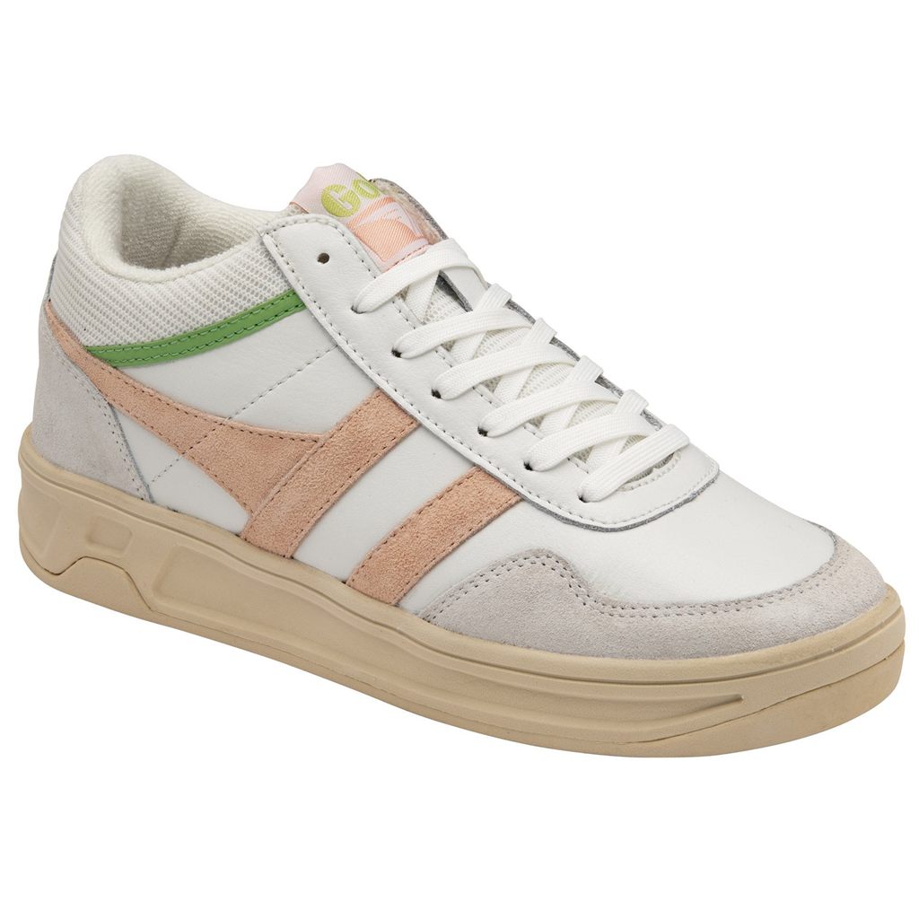 Gola Classics Swerve Sneakers Blancos Rosas Verdes Mexico | JYV-856247