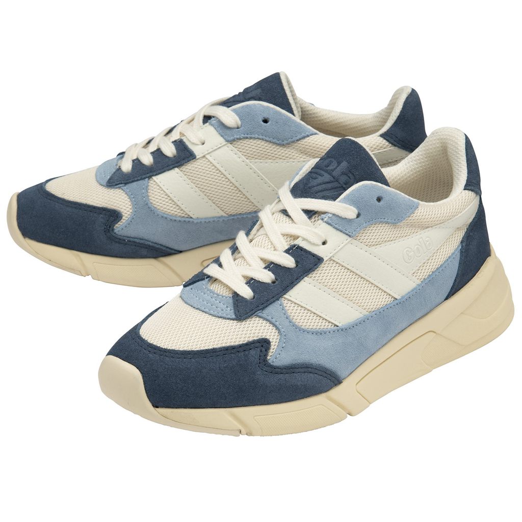 Gola Classics Tempest Sneakers Blancos Azules Mexico | DJP-182457