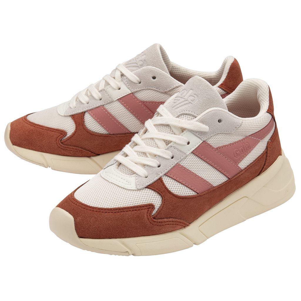Gola Classics Tempest Sneakers Blancos Naranjas Coral Rosas Mexico | XDY-187623