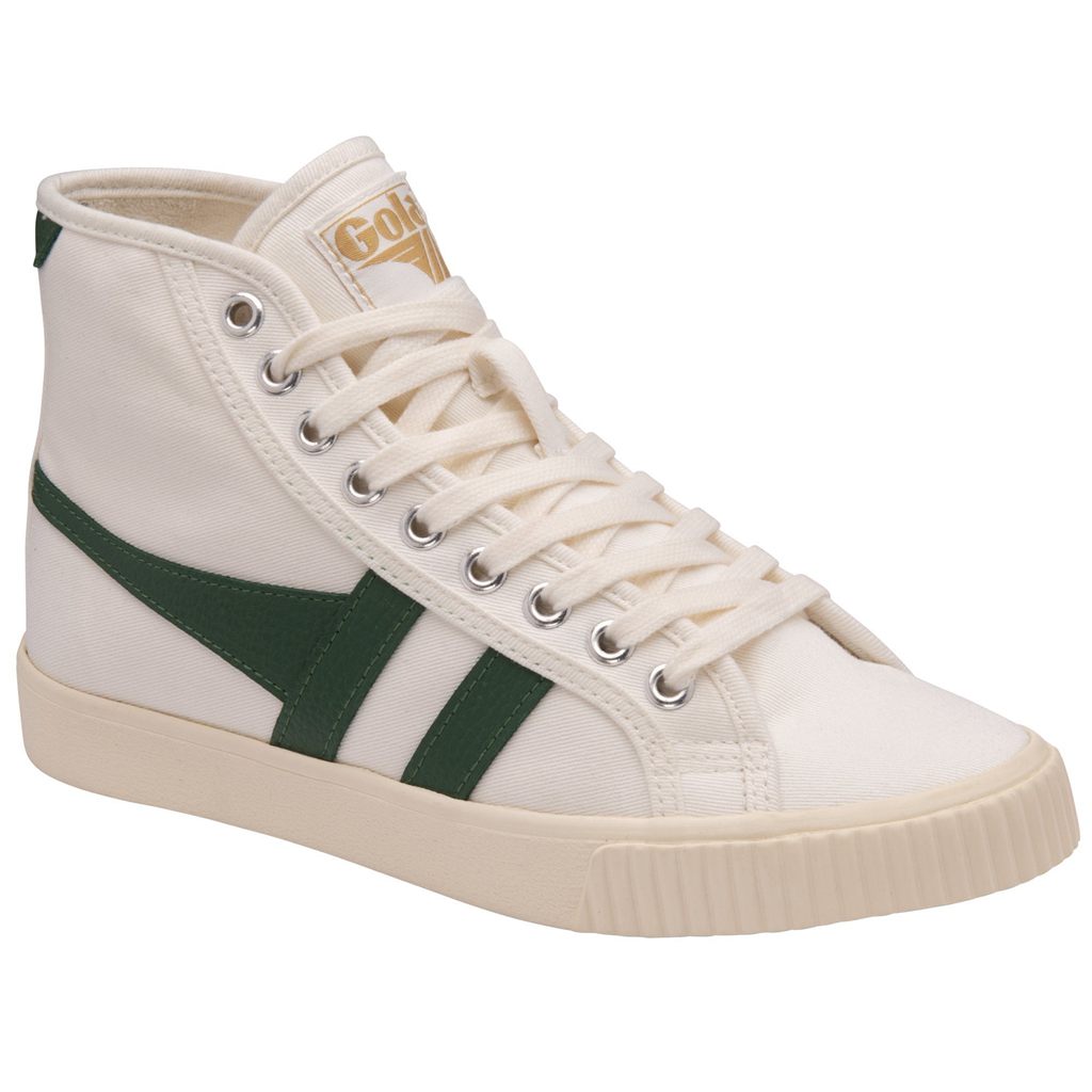 Gola Classics Tennis Mark Cox High Sneakers Blancos Verdes Oscuro Mexico | AJT-670534