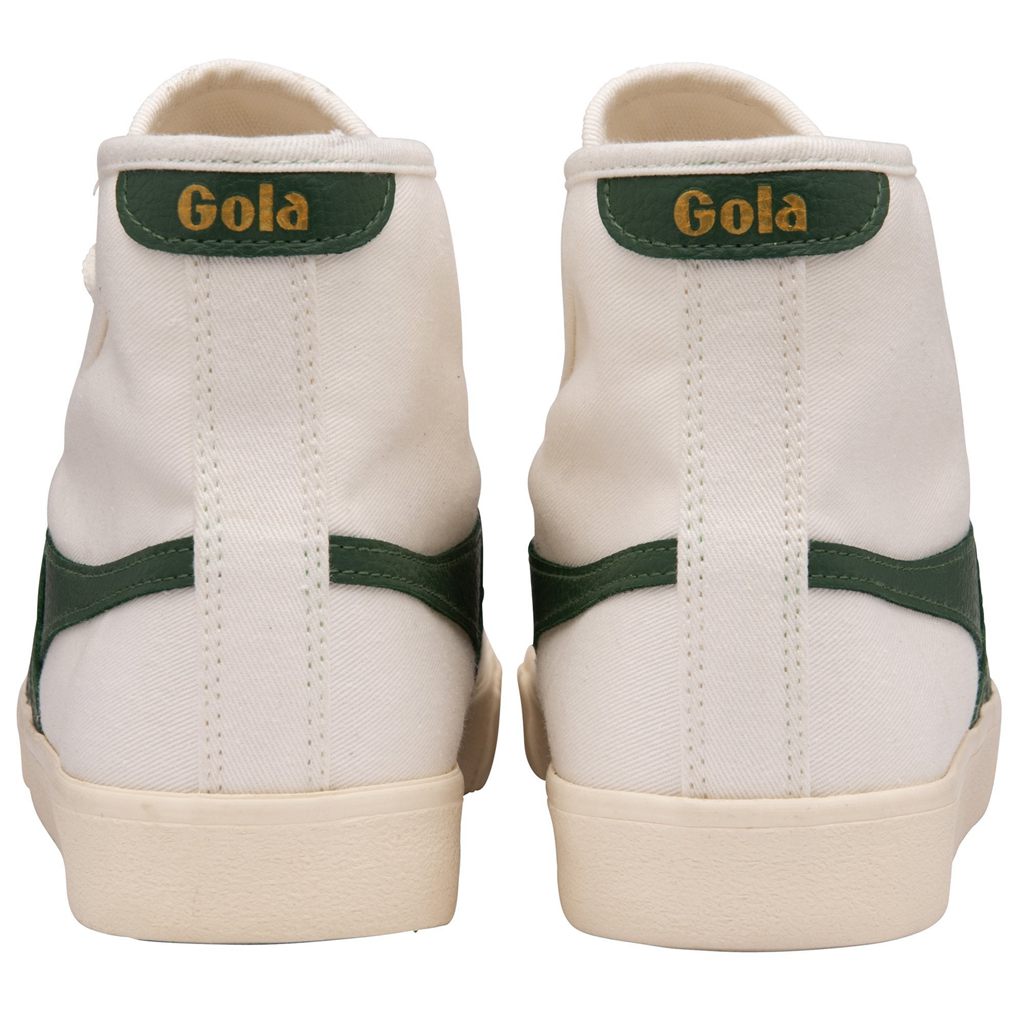 Gola Classics Tennis Mark Cox High Sneakers Blancos Verdes Oscuro Mexico | AJT-670534