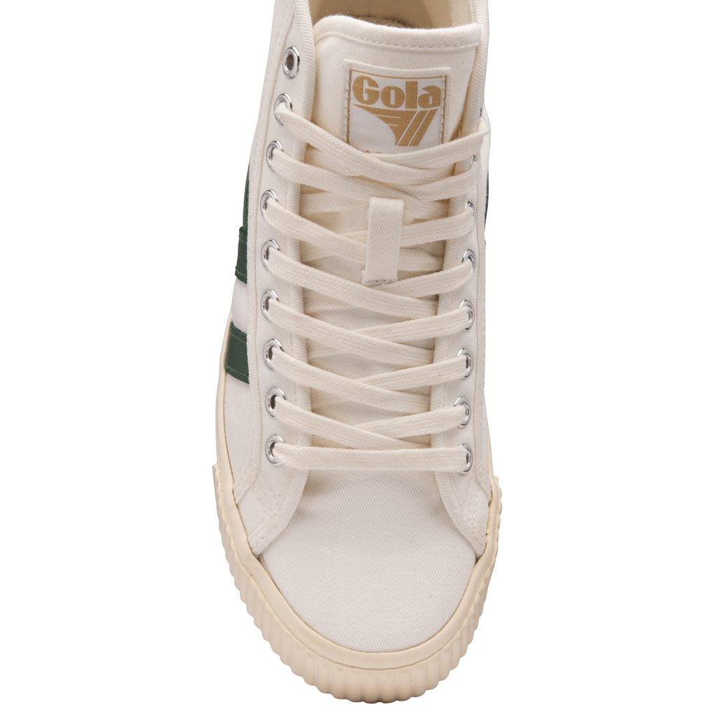 Gola Classics Tennis Mark Cox High Sneakers Blancos Verdes Oscuro Mexico | AJT-670534