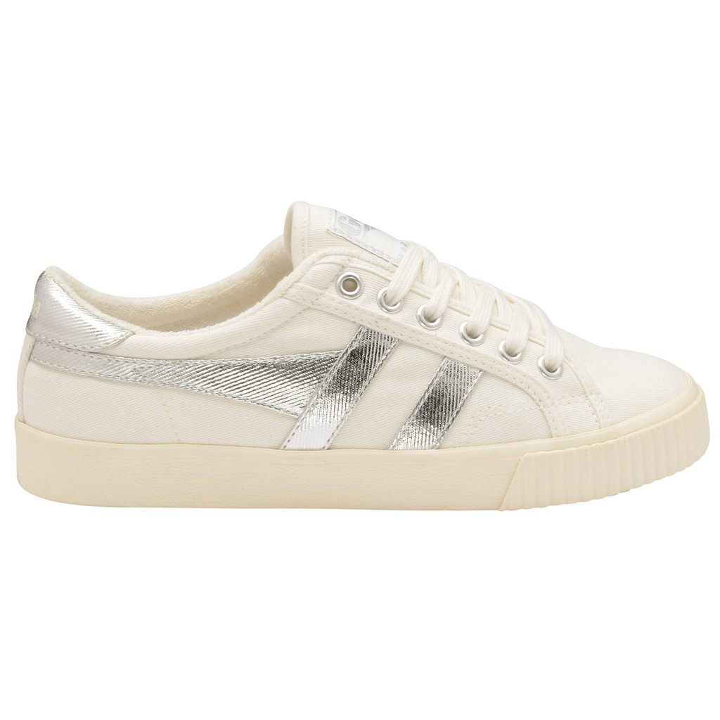 Gola Classics Tennis Mark Cox Sneakers Blancos Plateados Mexico | NQO-379851