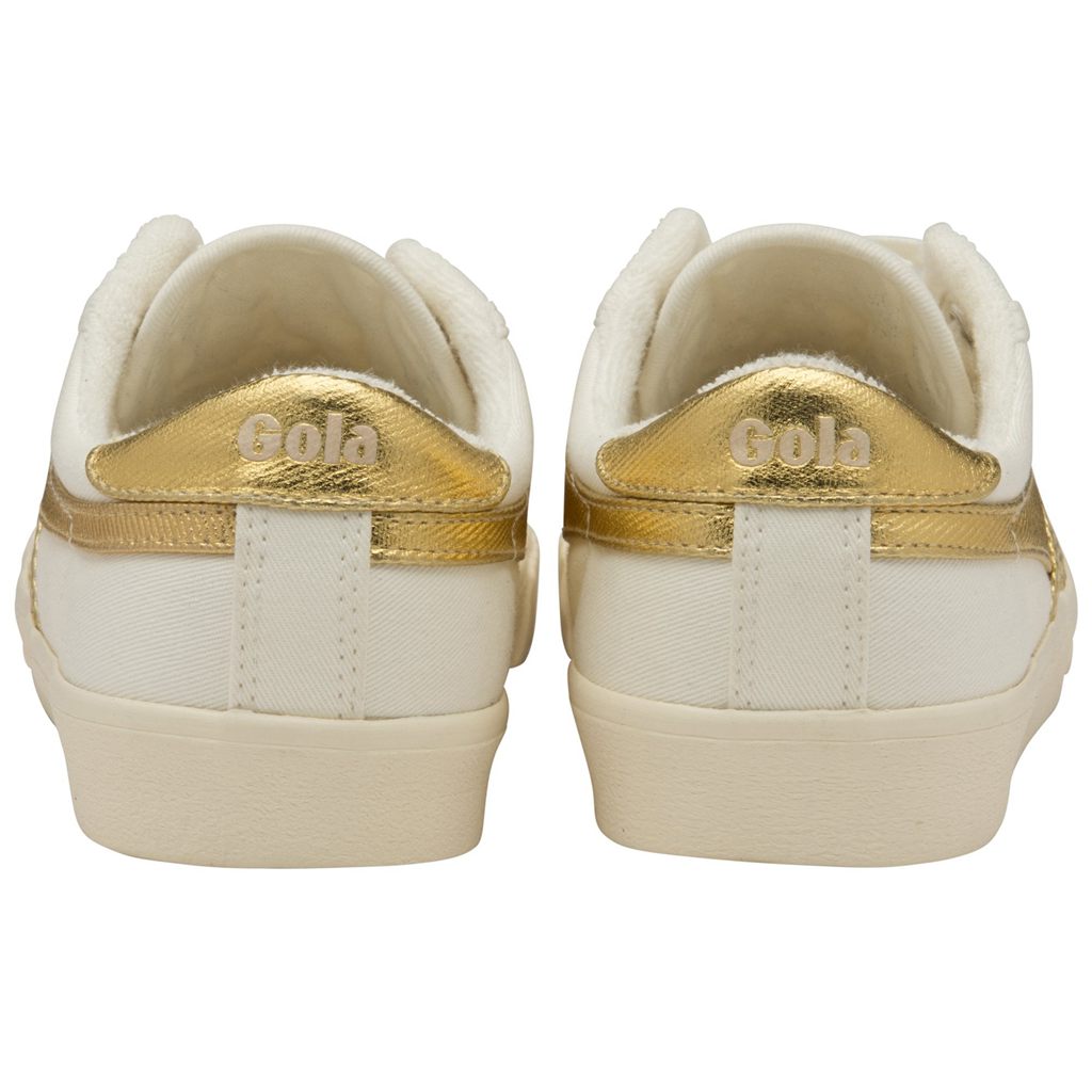 Gola Classics Tennis Mark Cox Sneakers Blancos Dorados Mexico | YRO-351768