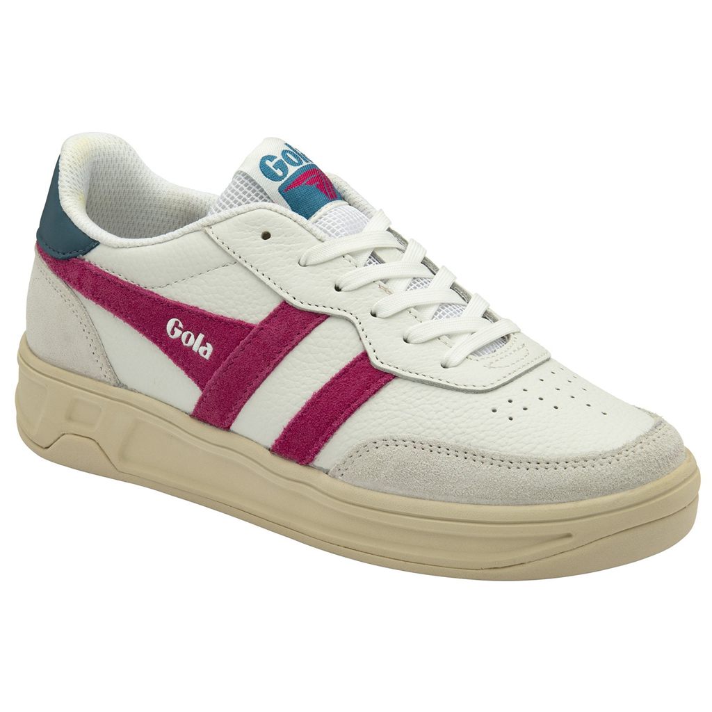 Gola Classics Topspin Sneakers Blancos Fucsia Azules Mexico | MJD-025743