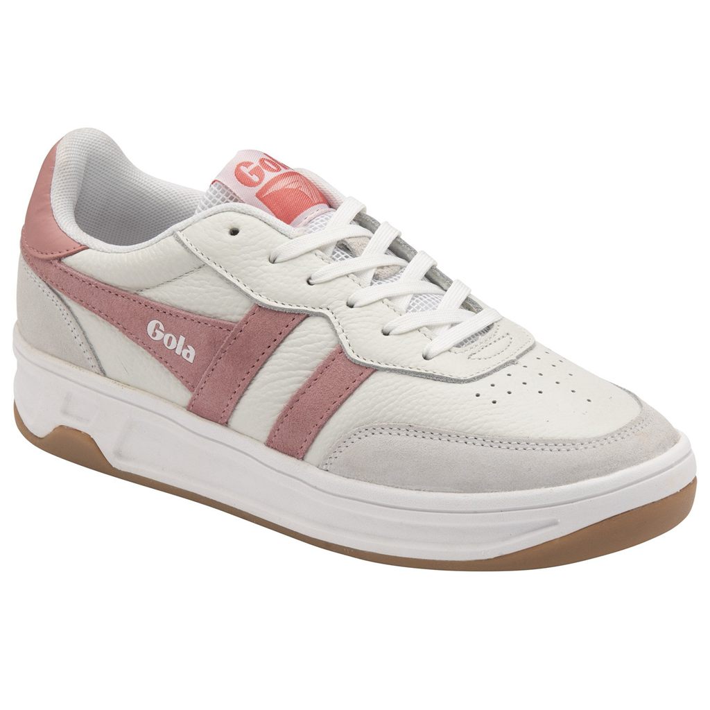 Gola Classics Topspin Sneakers Blancos Rosas Coral Rosas Mexico | KBR-950624