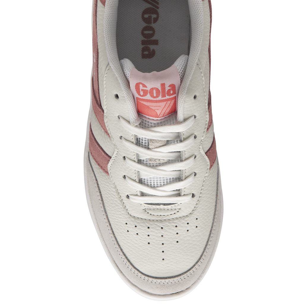 Gola Classics Topspin Sneakers Blancos Rosas Coral Rosas Mexico | KBR-950624