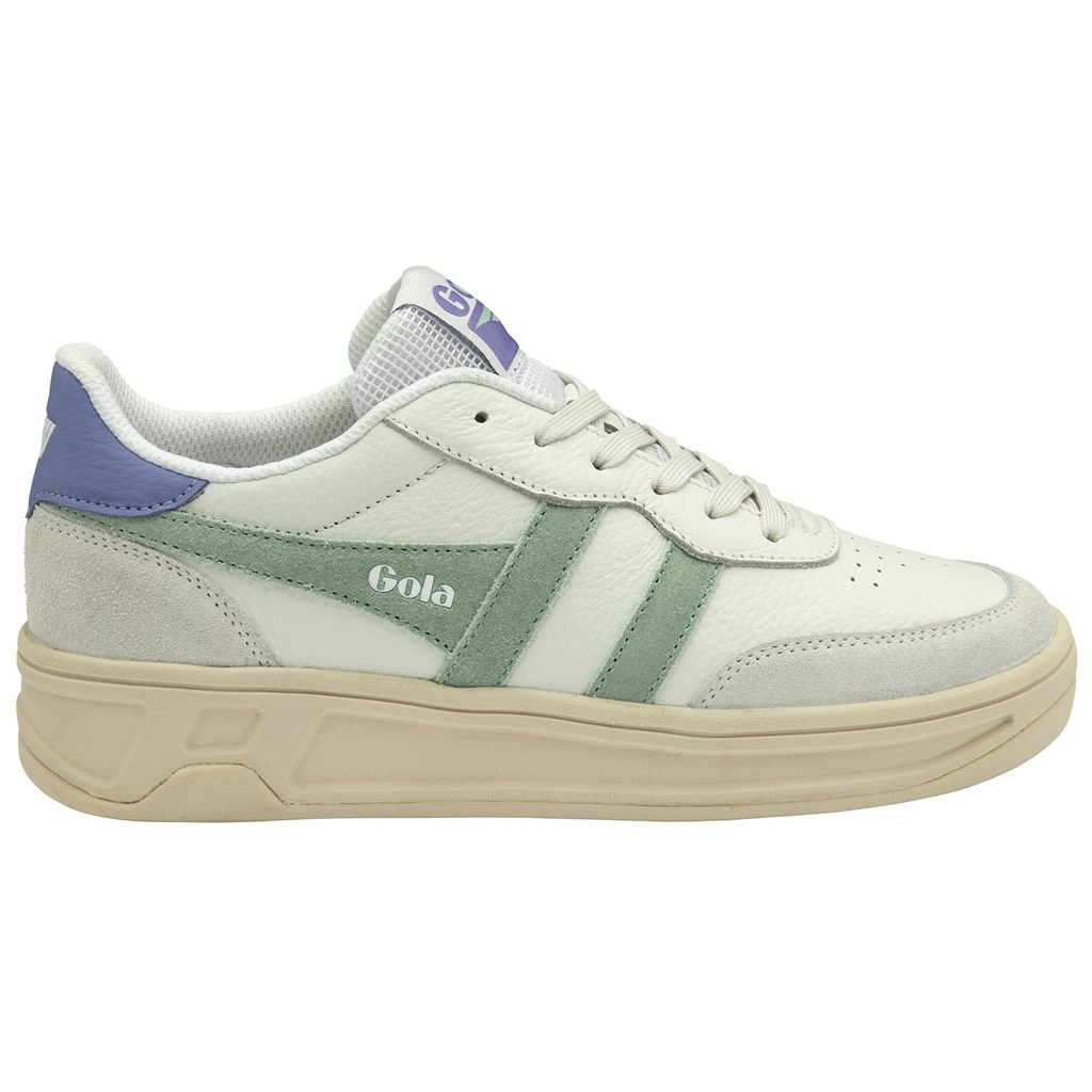 Gola Classics Topspin Sneakers Blancos Verdes Lavanda Mexico | SFB-581702