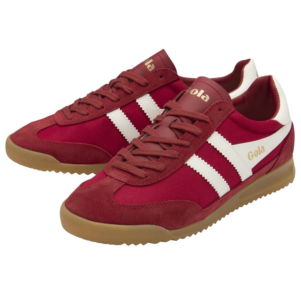 Gola Classics Tornado Sneakers Rojos Oscuro Blancos Mexico | DZS-697031