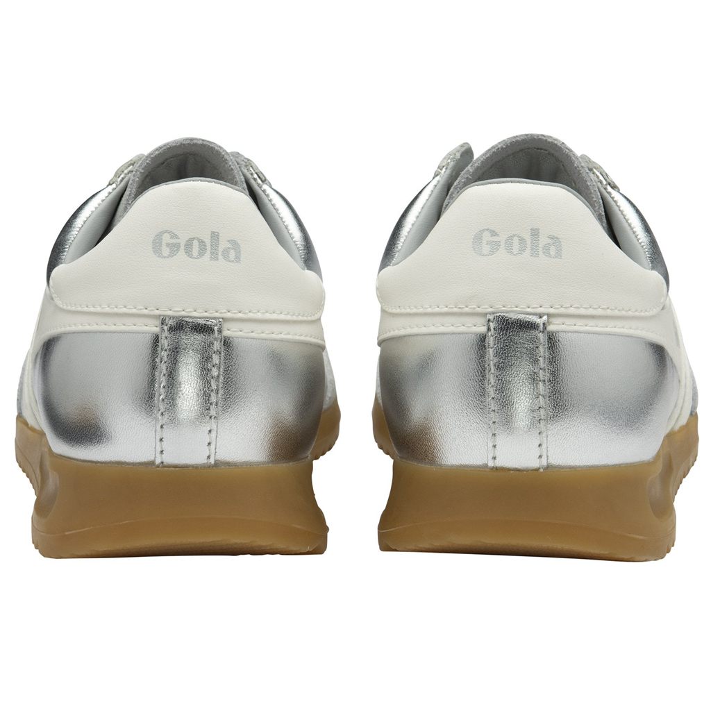 Gola Classics Torpedo Glimmer Sneakers Plateados Blancos Mexico | UVR-590278