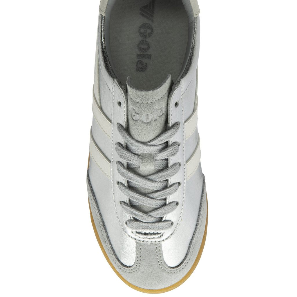 Gola Classics Torpedo Glimmer Sneakers Plateados Blancos Mexico | UVR-590278