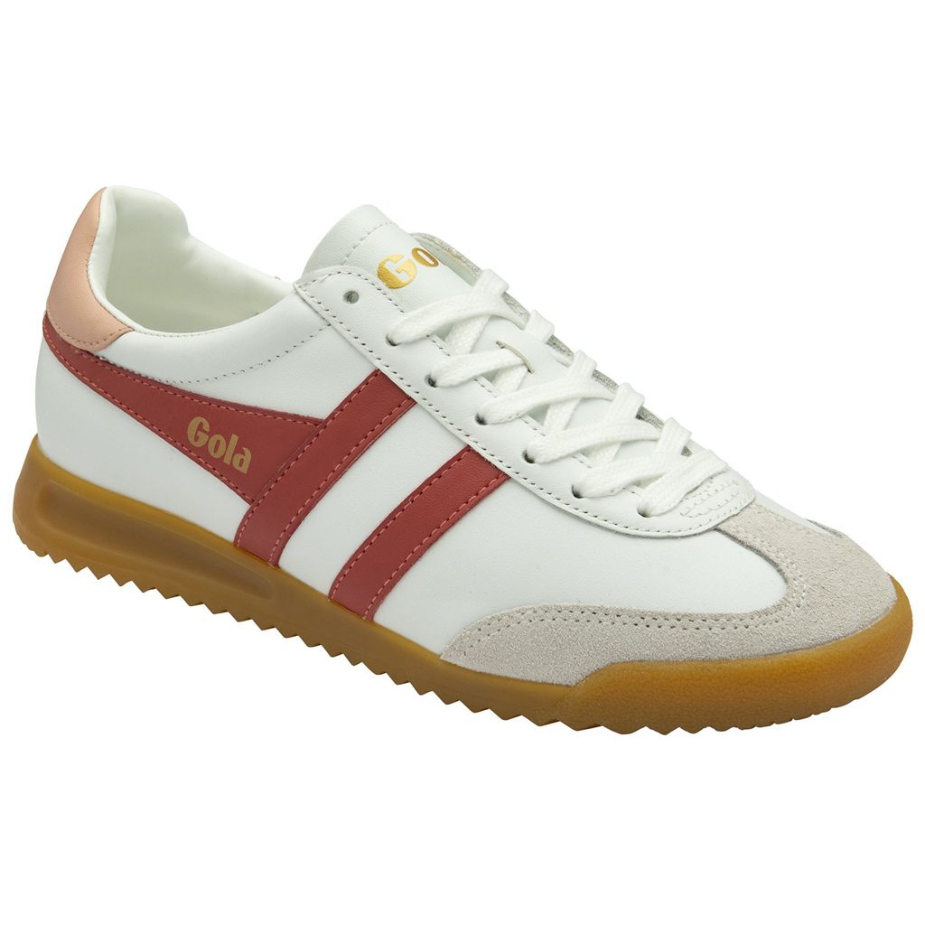 Gola Classics Torpedo Leather Sneakers Blancos Rosas Mexico | XGV-463879