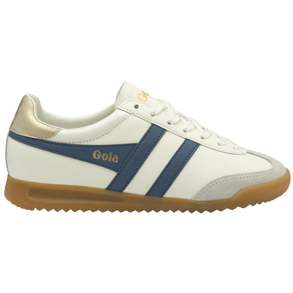 Gola Classics Torpedo Leather Sneakers Blancos Dorados Mexico | VMQ-691045