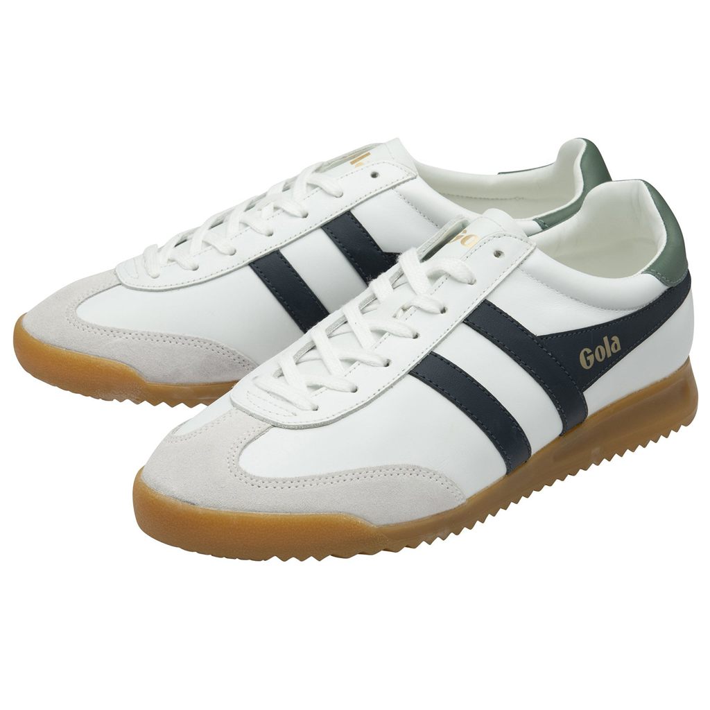 Gola Classics Torpedo Leather Sneakers Blancos Azul Marino Mexico | HQP-785634