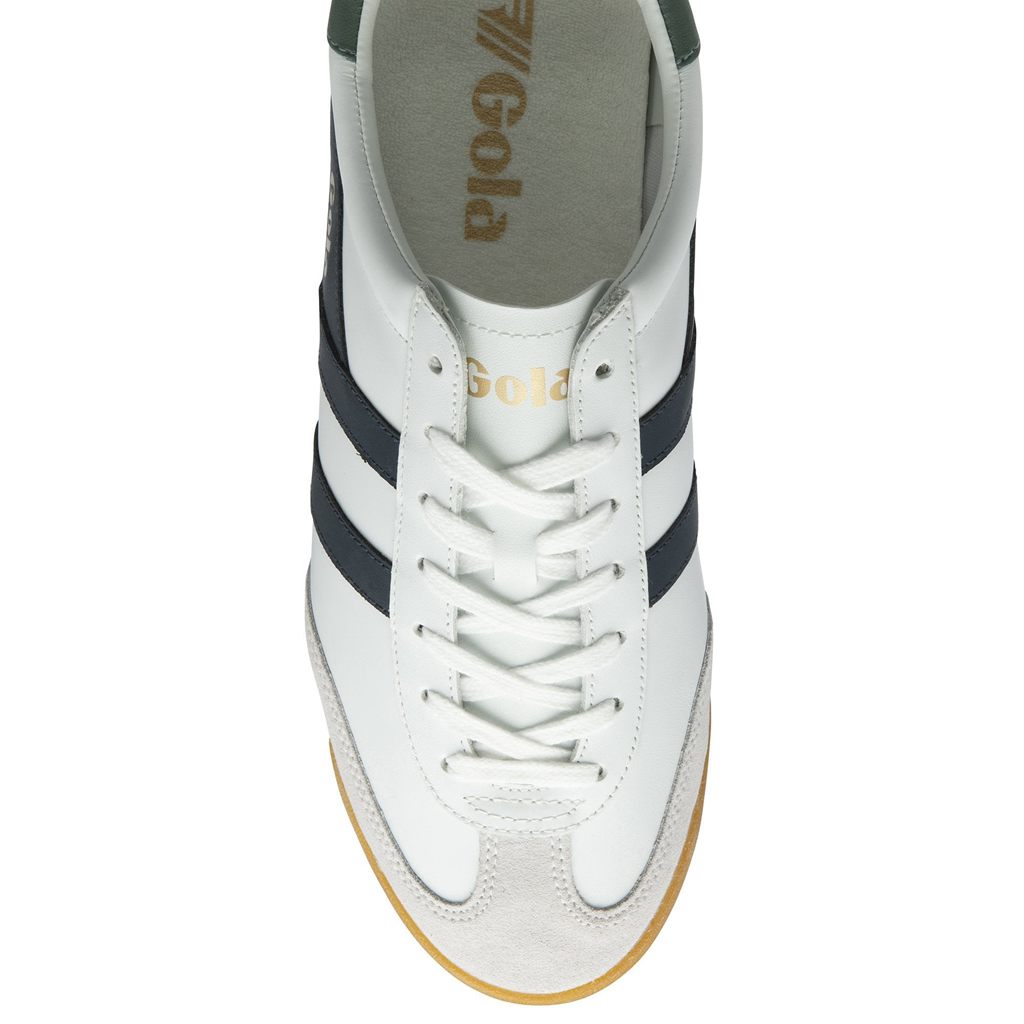 Gola Classics Torpedo Leather Sneakers Blancos Azul Marino Mexico | HQP-785634