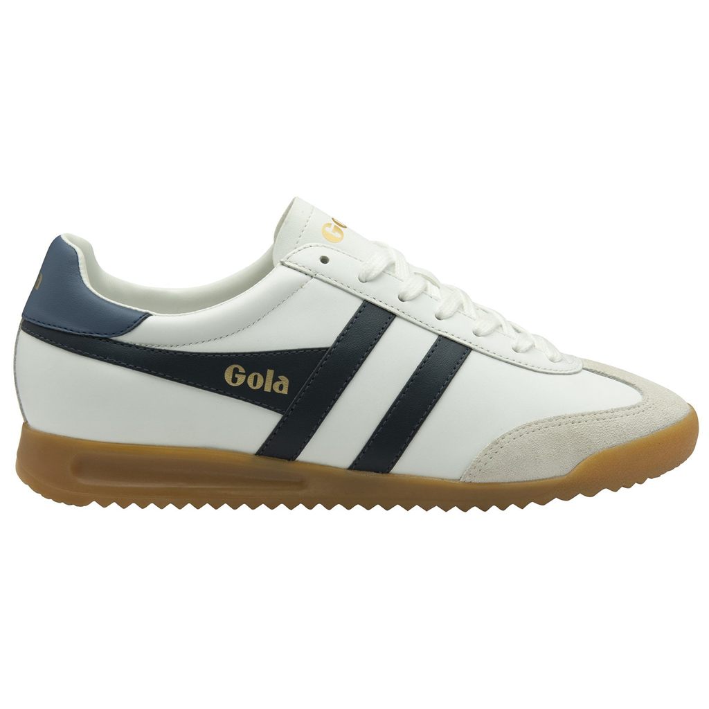 Gola Classics Torpedo Leather Sneakers Blancos Azul Marino Mexico | QRN-013276