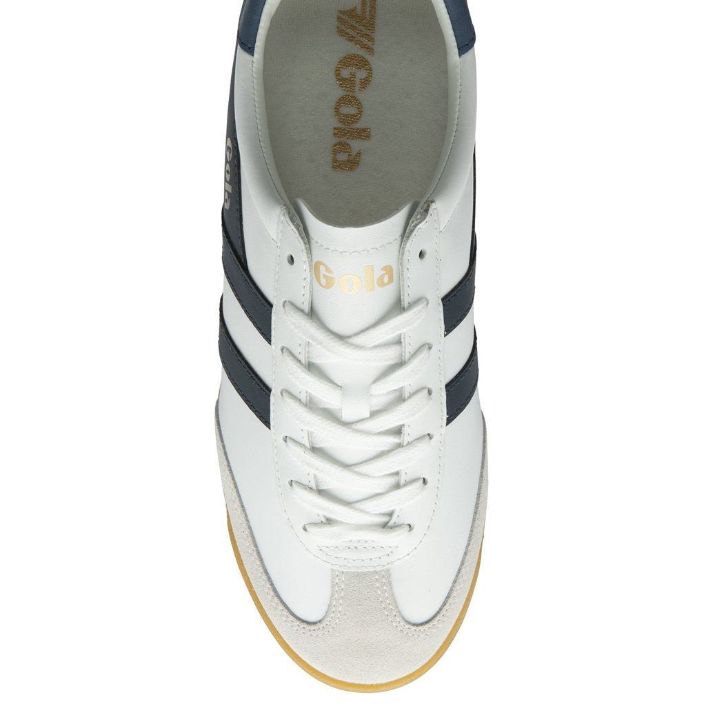 Gola Classics Torpedo Leather Sneakers Blancos Azul Marino Mexico | QRN-013276