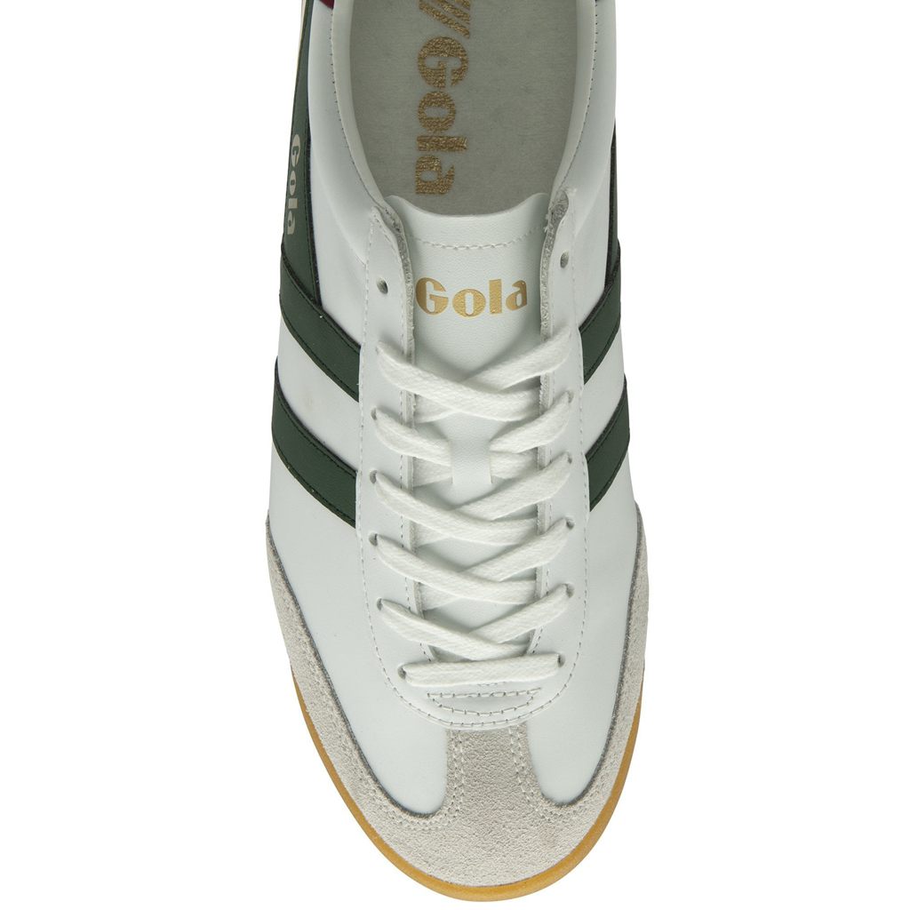 Gola Classics Torpedo Leather Sneakers Blancos Rojos Oscuro Mexico | DIK-305891