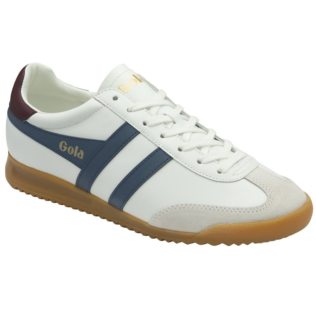 Gola Classics Torpedo Leather Sneakers Blancos Vino Mexico | GAH-748153