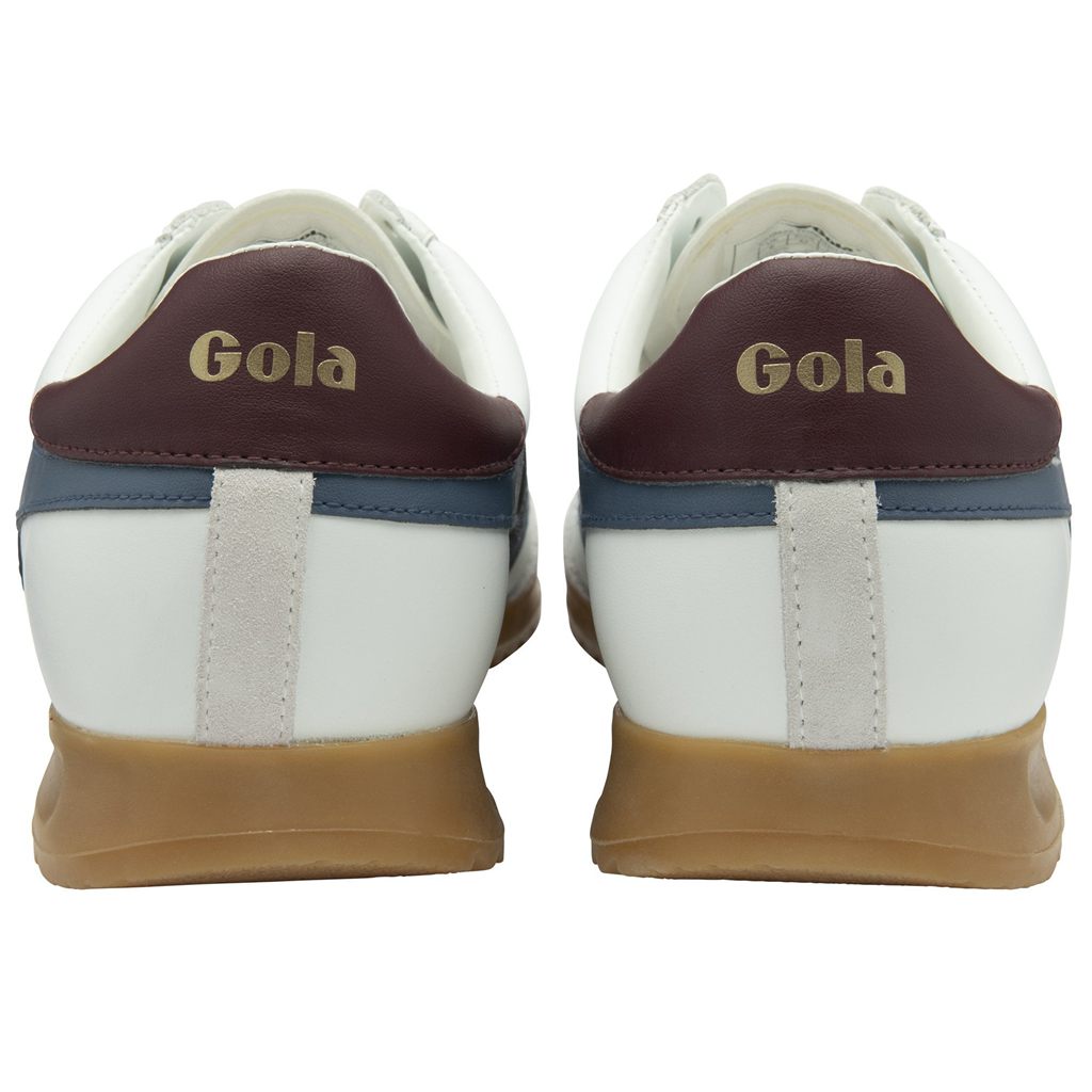 Gola Classics Torpedo Leather Sneakers Blancos Vino Mexico | GAH-748153