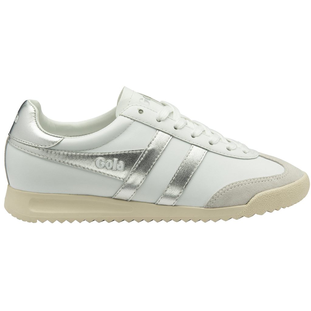Gola Classics Torpedo Mirror Sneakers Blancos Plateados Blancos Mexico | MJS-809514