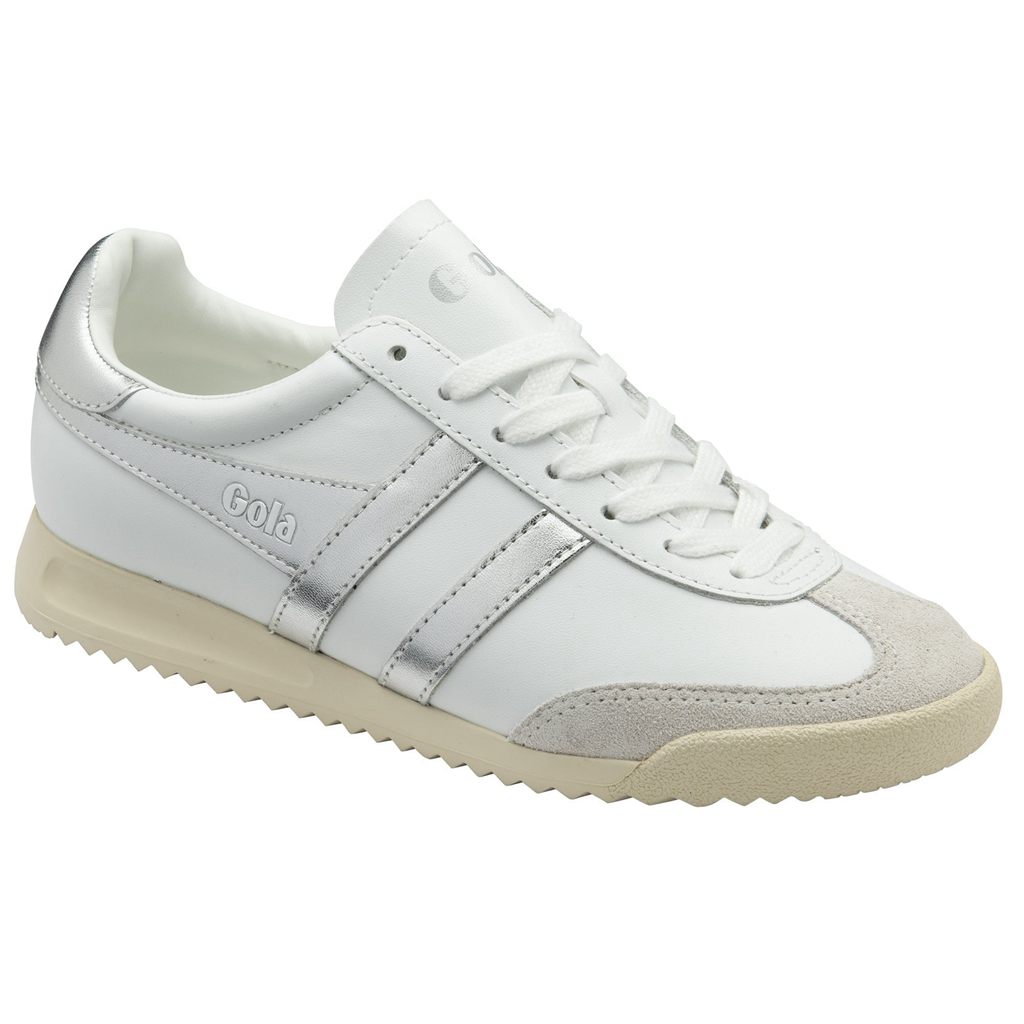 Gola Classics Torpedo Mirror Sneakers Blancos Plateados Blancos Mexico | MJS-809514