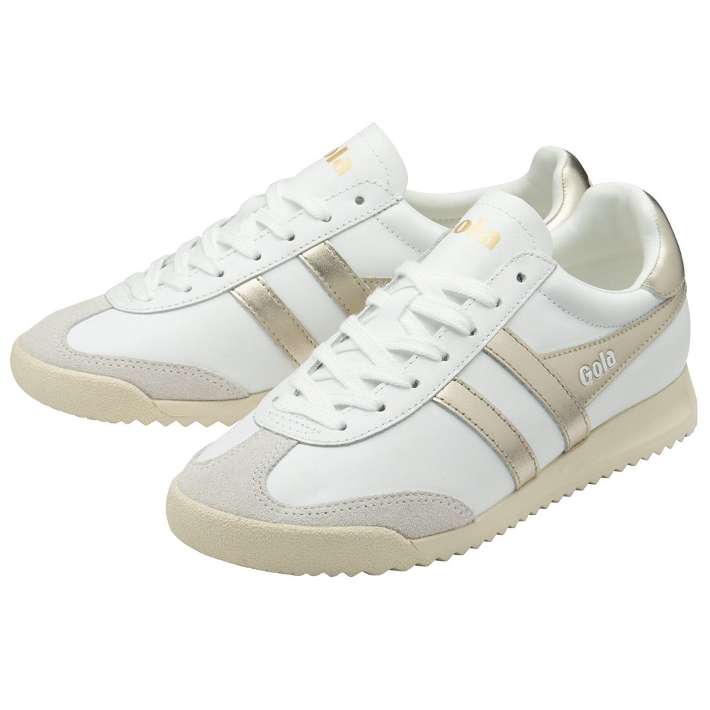 Gola Classics Torpedo Mirror Sneakers Blancos Dorados Blancos Mexico | BLW-106249