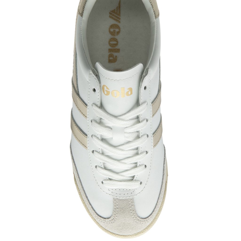 Gola Classics Torpedo Mirror Sneakers Blancos Dorados Blancos Mexico | BLW-106249