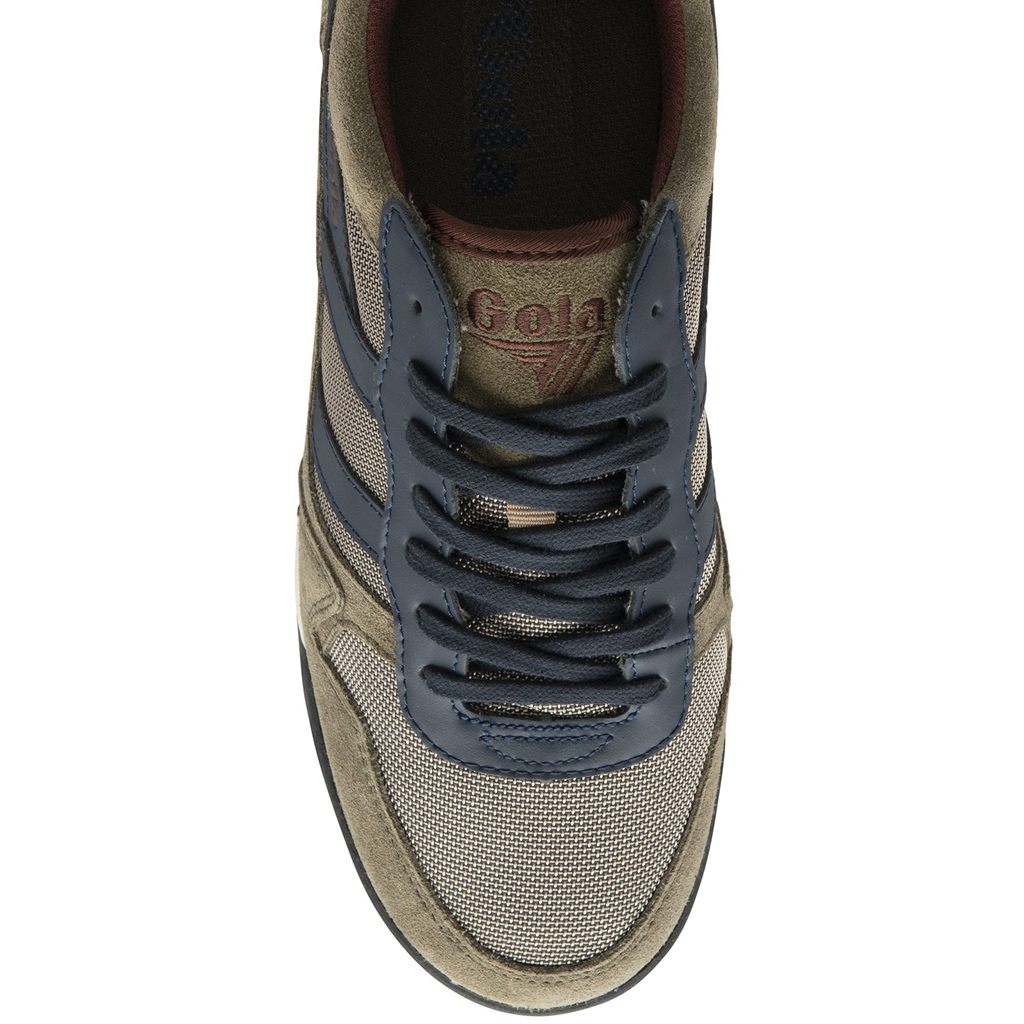 Gola Classics Trek Low Sneakers Kaki Azul Marino Vino Mexico | FBP-420386