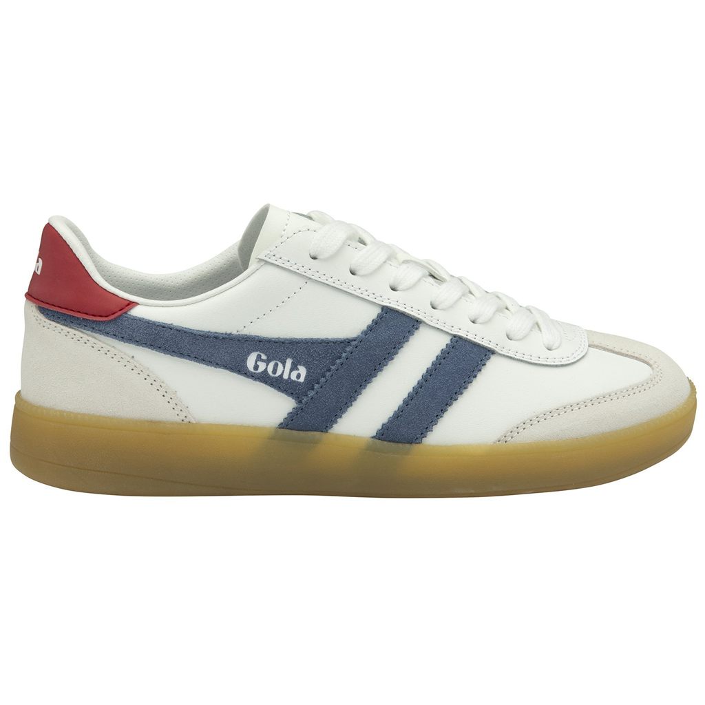 Gola Classics Viper Leather Sneakers Blancos Rojos Oscuro Mexico | EMR-248570