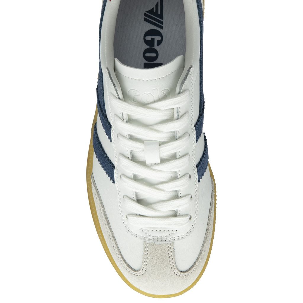 Gola Classics Viper Leather Sneakers Blancos Rojos Oscuro Mexico | EMR-248570