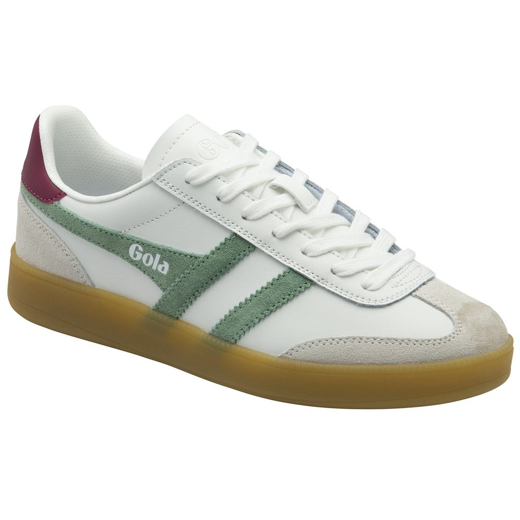 Gola Classics Viper Leather Sneakers Blancos Verdes Mexico | QLC-139640